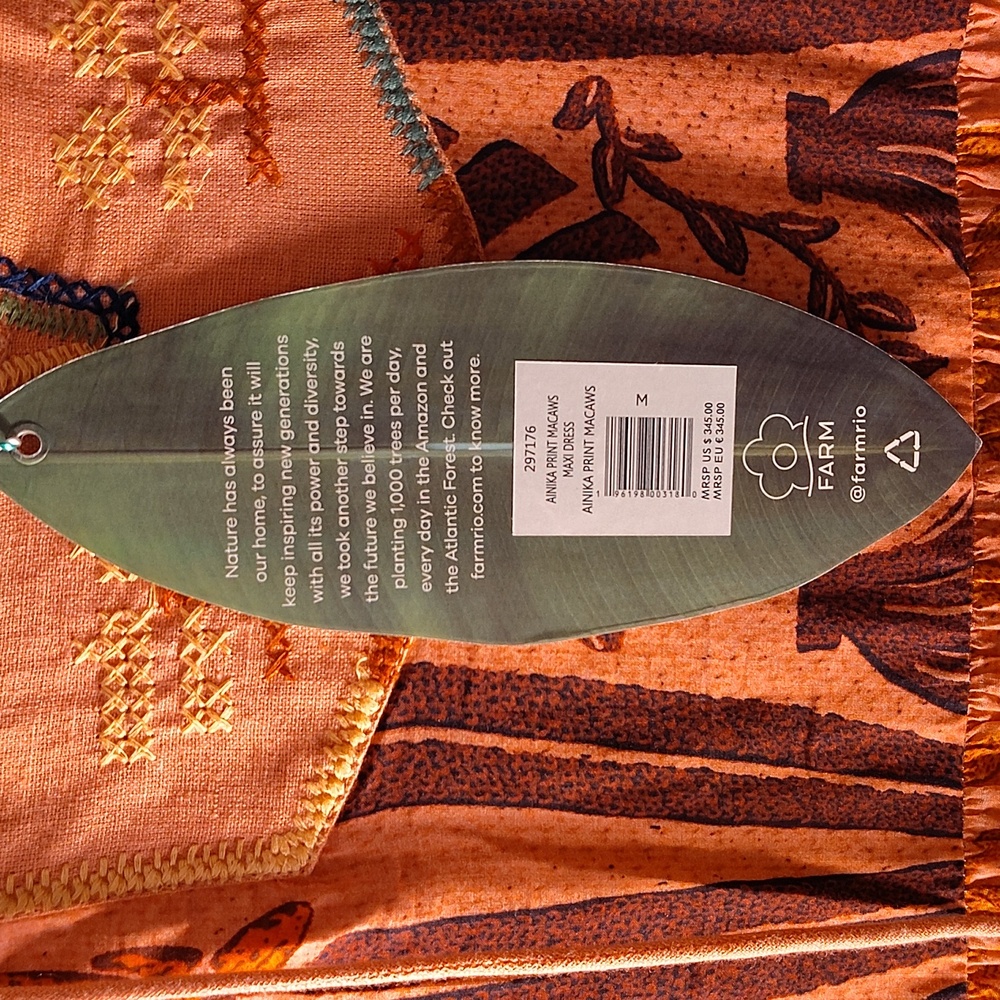 NWT FARM Rio dress, M. - Picture 8 of 8